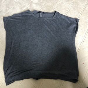 grey soft short sleeve